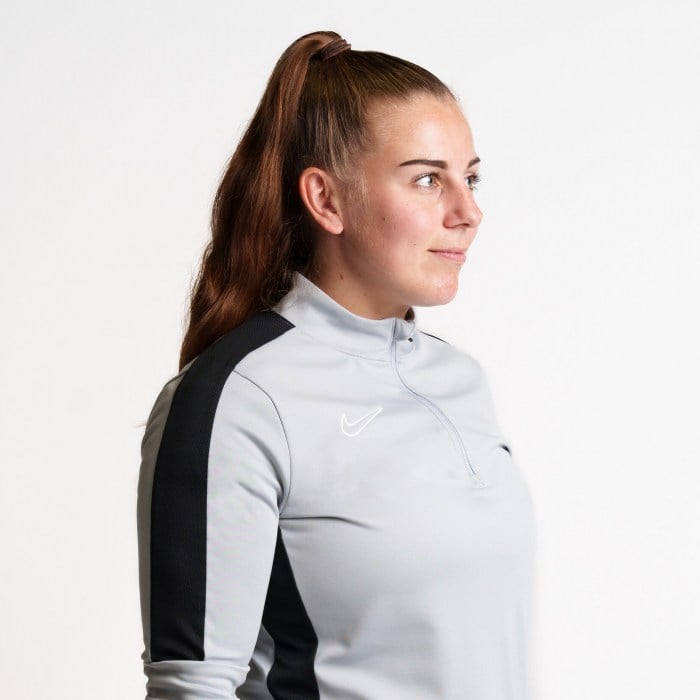 Nike Womens Dri-Fit Academy 23 Drill Top (W) Wolf Grey-Black-White